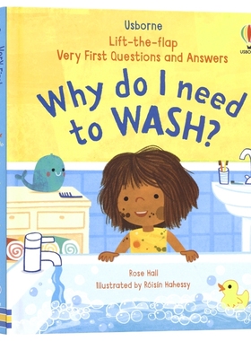 Usborne Lift the Flap Very First Questions and Answers  Why do I need to wash 问与答立体翻翻书 我为什么要洗澡 英文原版