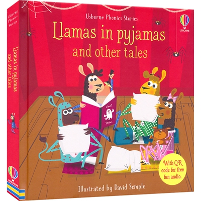 Usborne Llamas in Pyjamas and Other Tales 自然拼读故事 穿睡衣的美洲鸵 睡前故事 听故事学英语 自然拼读法 英文原版故事绘本