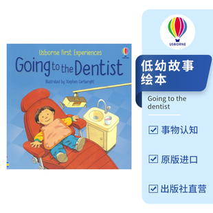 低幼故事绘本 进口儿童图书 英文原版 事物认知 英文早教启蒙 去看牙医 dentist the Going Usborne