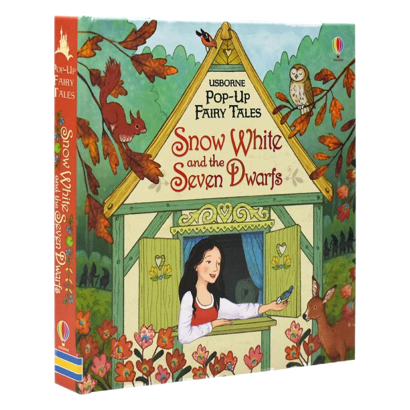 Usborne Pop-Up Fairy Tales Snow White 白雪公主和七个小矮人 儿童英语故事绘本 3D立体书 经典童话 英文原版进口图书
