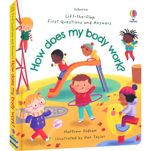 Usborne  First Questions And Answers How Does My Body Work 幼儿问与答 儿童科普 我的身体是如何工作的 英文原版进口儿童图书