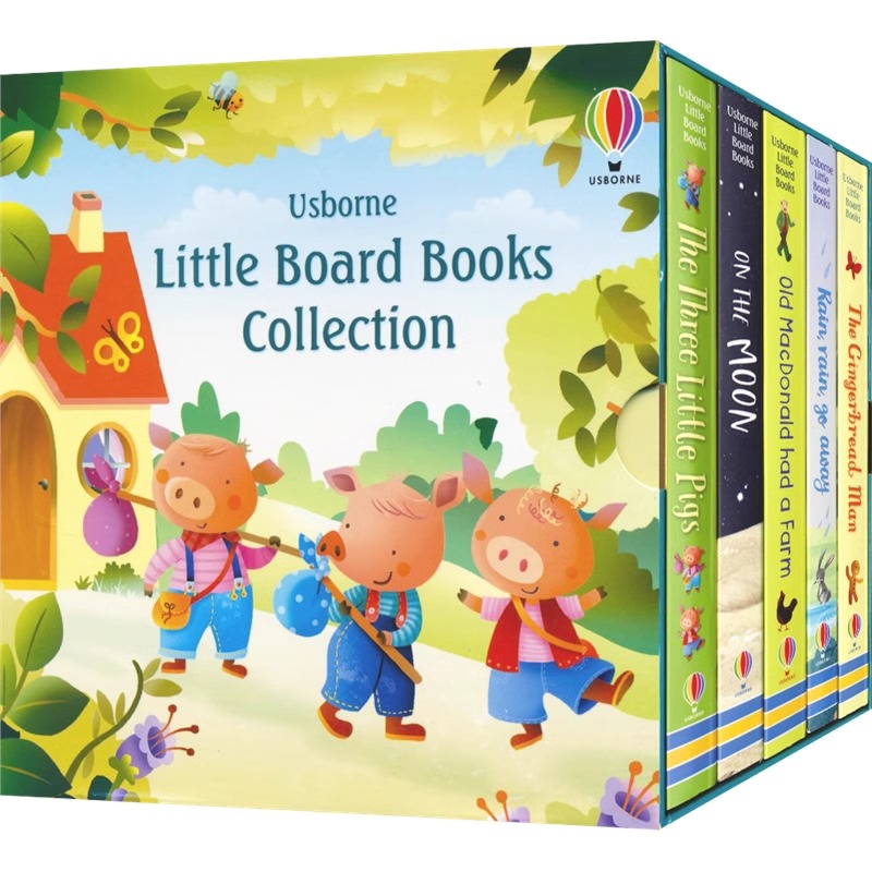 Usborne Little Board Books Collection 尤斯伯恩 小小纸板书 儿童英语启蒙读物 图画故事书 0-3岁 精装版 英文原版进口图书