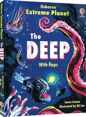 Usborne Extreme Planet The Deep  Journey to the Earth's Core 极致星球系列 深海 地心之旅 亚马逊 百科翻翻书 英文原版进口