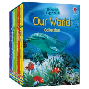 Usborne Beginners Our World 尤斯伯恩 初探地球 我们的世界 10册盒装 火山 季节 地震 天气 少儿精装科普读物 英文原版进口图书