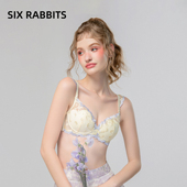 六只兔子性感蕾丝内衣女小胸聚拢显大文胸软支撑收副乳防外扩胸罩