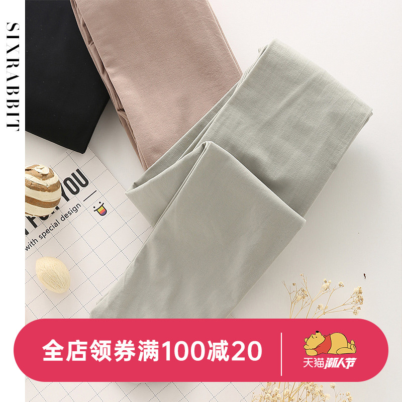 六只兔子120D裤袜女春夏款中薄连体袜美腿袜防滑袜子打底裤袜少女