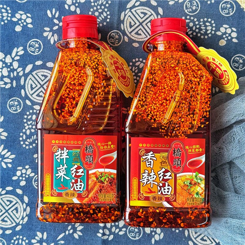桥头香辣红油拌菜红油400g辣椒油图片