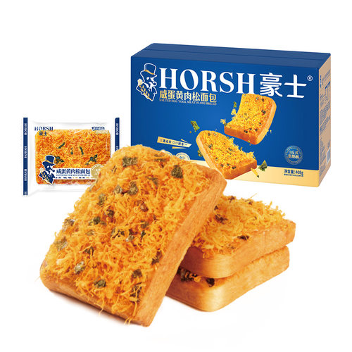 豪士咸蛋黄肉松海苔吐司整箱