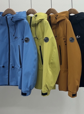 MRFEITO【山壳】秋季户外软壳防风连帽冲锋衣外套