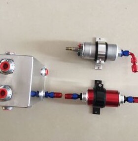 高品质12V 044外置改装汽油泵高压大流量380LPH油箱自吸抽油泵