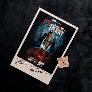 Welcome To Derry Madeleine Stowe Bill Skarsgard Signed photo