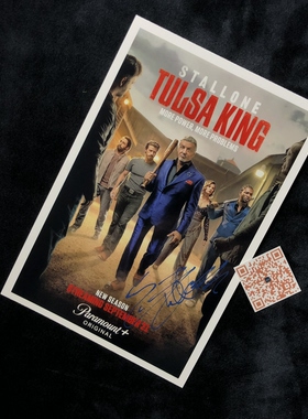 塔尔萨之王3‌TulsaKing‌史泰龙Sylvester Stallone亲笔签名照片