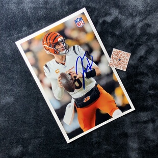 NFL 乔伯罗Joe Burrow 辛辛那提猛虎队Cincinnati Bengals亲签照