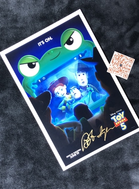 罗伯特艾格Robert A Bob Iger玩具总动员5Toy Story 5亲笔签名照