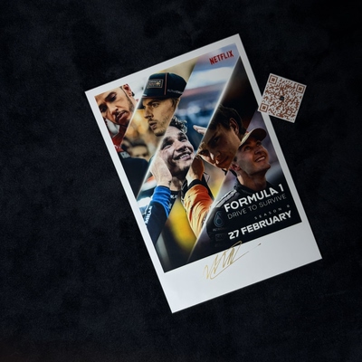 疾速争胜 Drive to Survive 8 维斯塔潘Max Verstappen 亲签照片