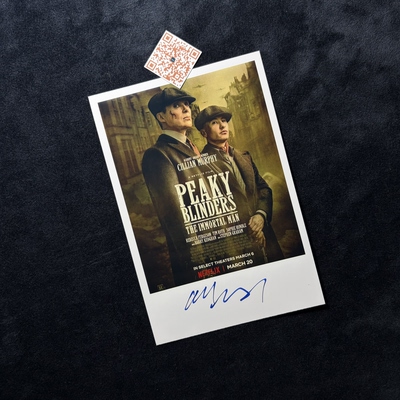 PeakyBlinders The Immortal Man基里安墨菲Cillian Murphy亲签照