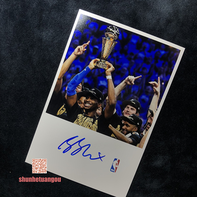 谢伊吉尔杰斯亚历山大Shai Gilgeous-Alexander亲笔签名照片