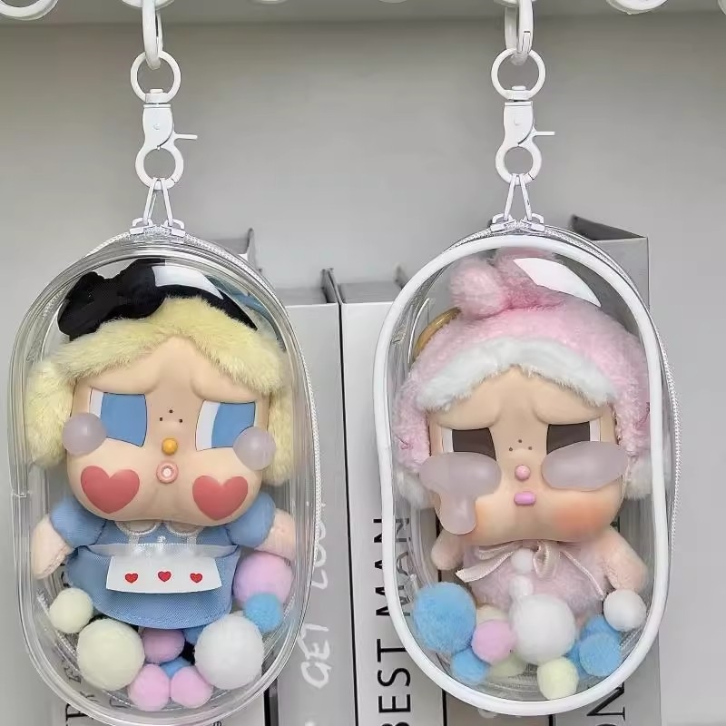 哭CRYBABY棉花防尘眼泪保护套遛娃包娃娃娃搪胶收纳袋系列