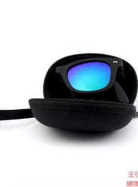 抗压太阳镜针织收纳盒握力器黑色空盒M185轻巧时尚韩国简约黑