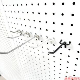 孔板三脚挂钩钩双角洞板钩货架超市饰品直钩双角孔板货架饰品超市