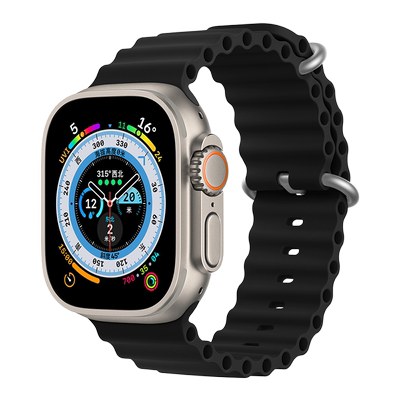 适用苹果iWatch硅胶表带