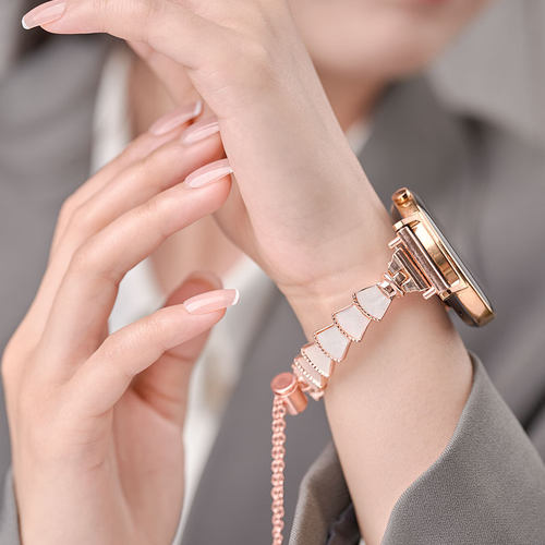 适用华为GT4/GT5金属贝壳女表带