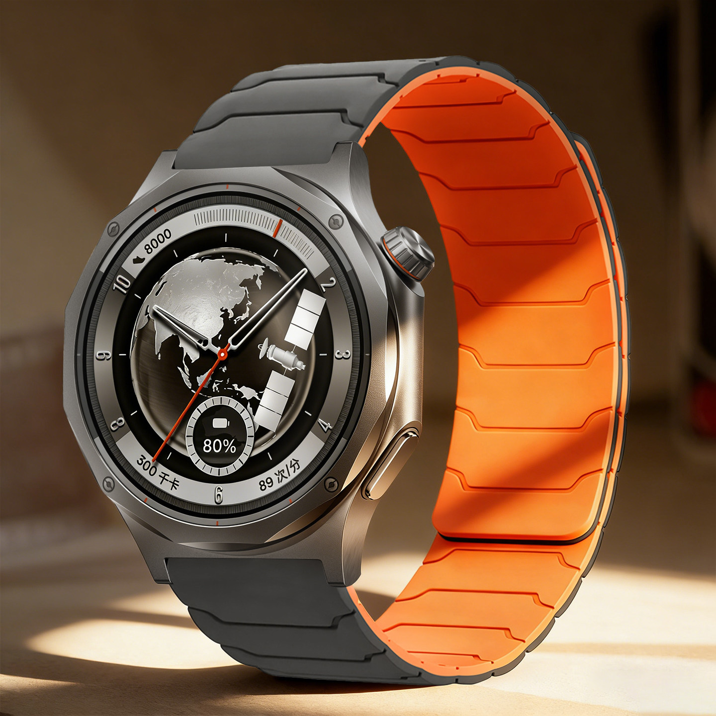 适用oppowatchx3手表带X2表带watch S铠甲磁吸硅