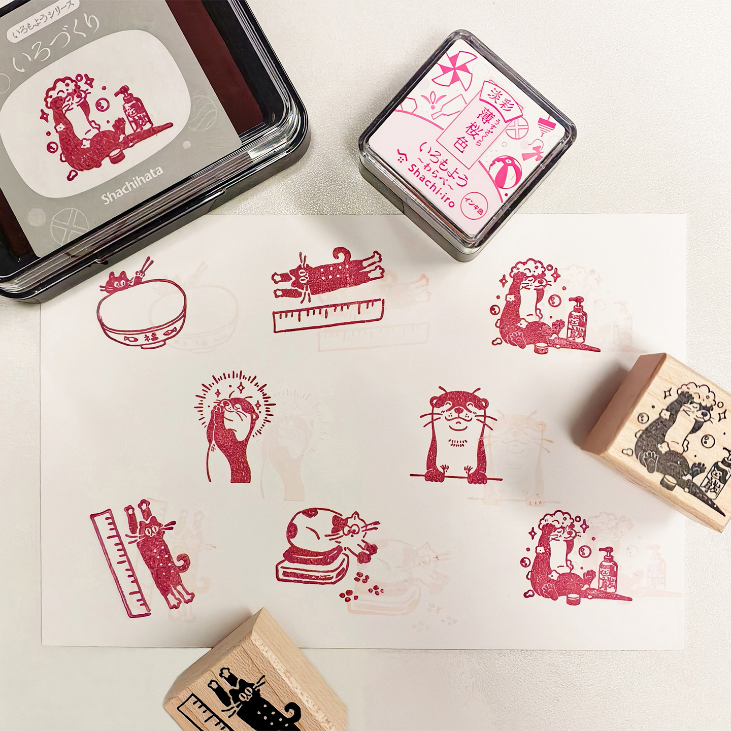 旗牌新品枫木手帐印章