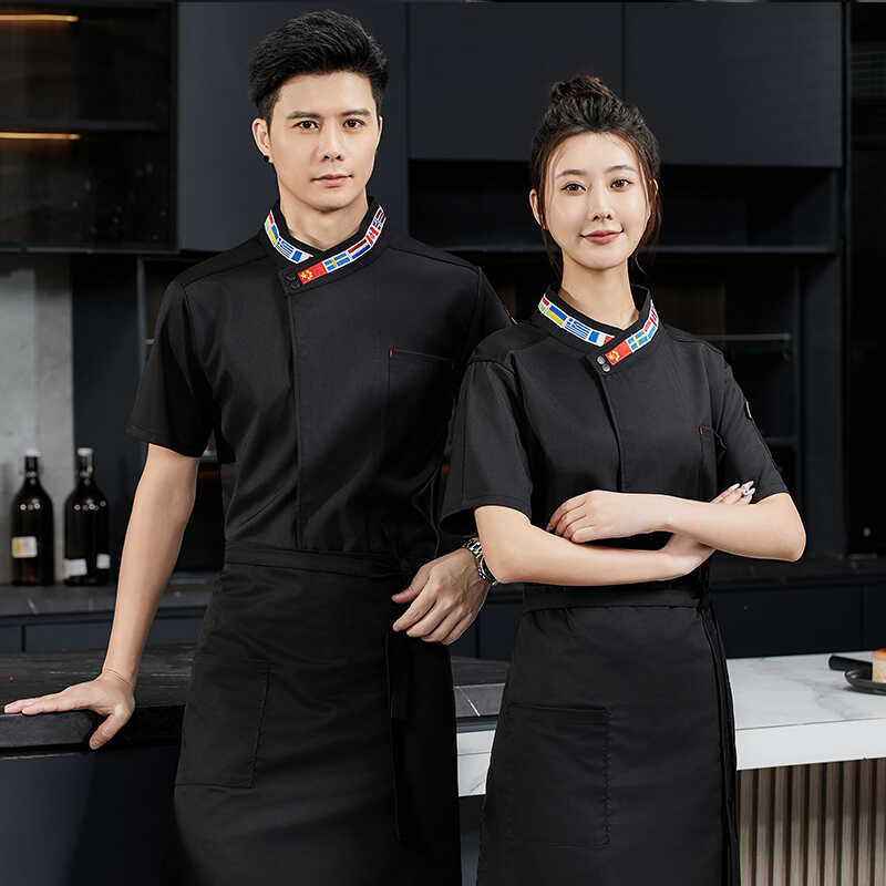 酒店高档厨师服其他厨师长夏季