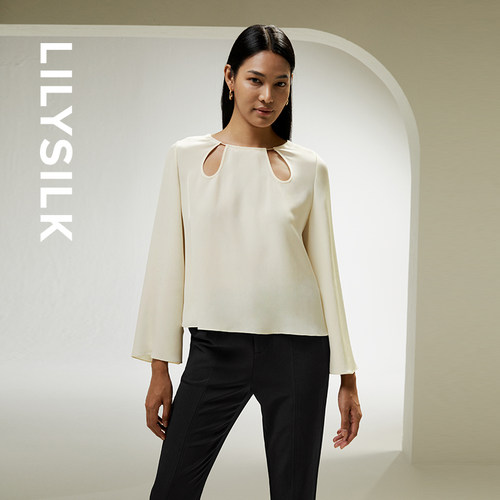 LILYSILK莉莉秀客重磅真丝衬衫
