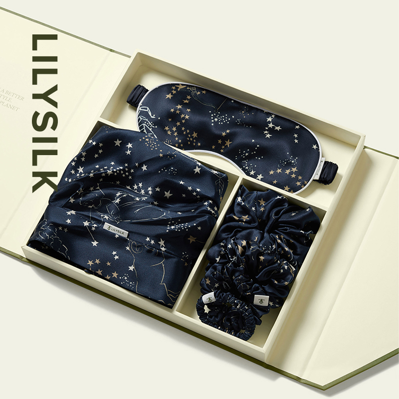 2件95折天蝎座睡帽眼罩发圈礼物