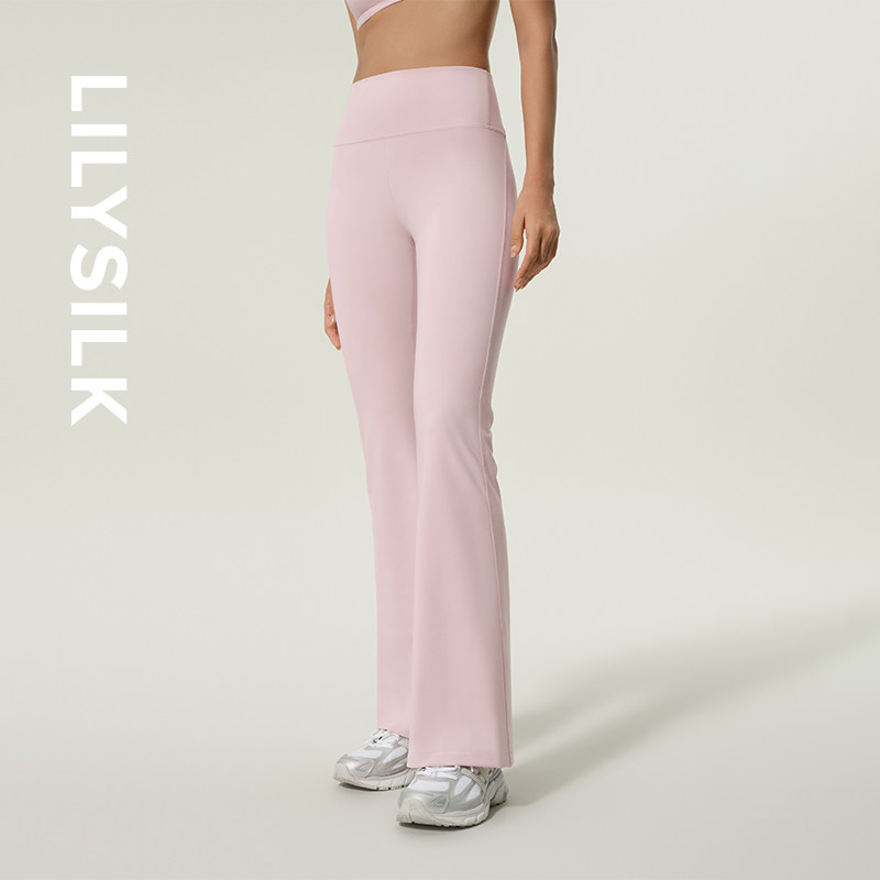 BarbaraPalvin同款喇叭瑜伽裤SILKCONTOUR™女士运动长裤LILYSILK