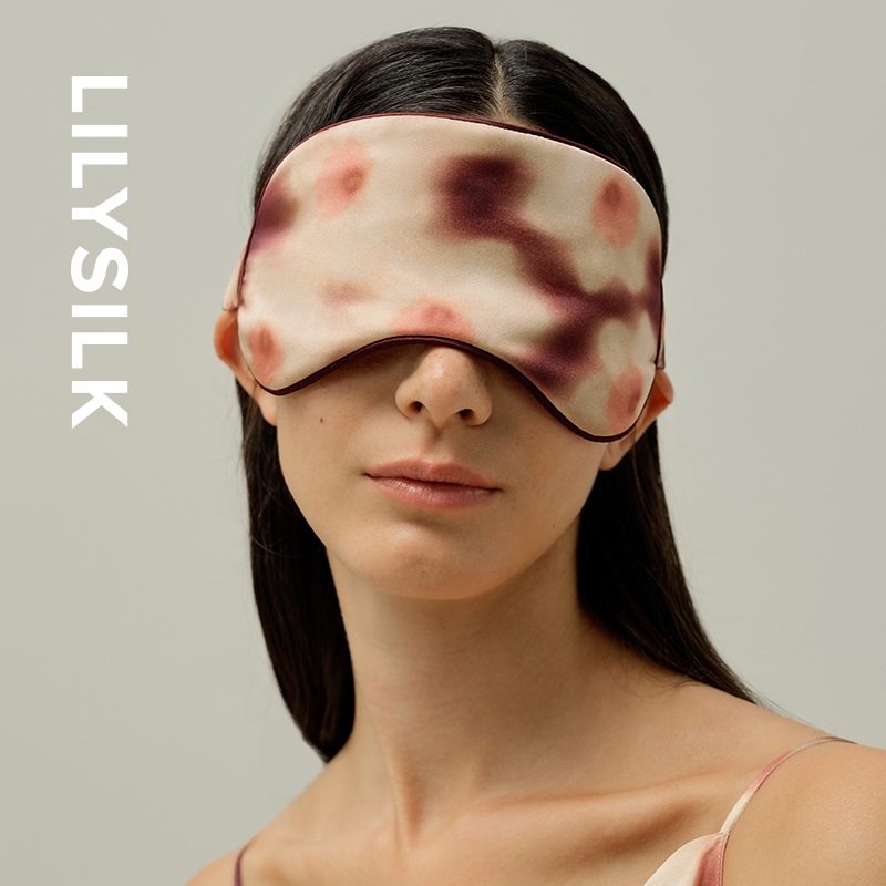 【Liberty联名】莉莉秀客LILYSILK真丝花卉印花透气遮光眼罩