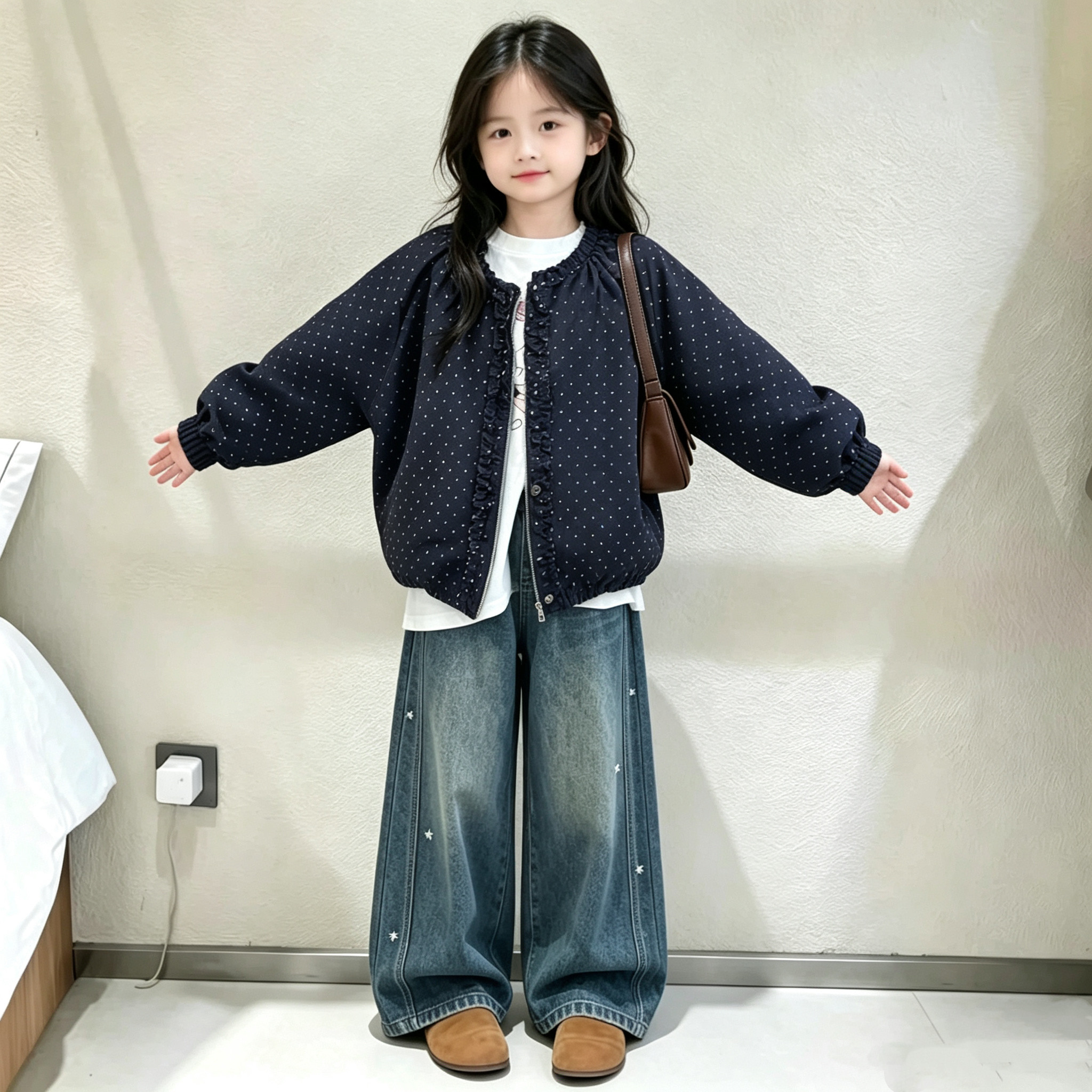 有中长棉拉链秋冬普通外套图片
