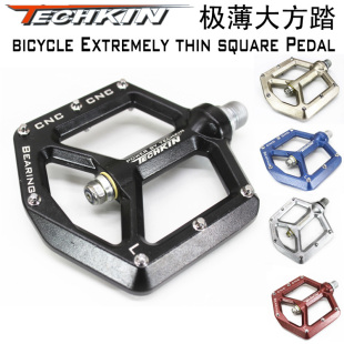 TECHKIN 10331自行车轴承极薄方脚踏 铝合金快拆脚踏 定制商品