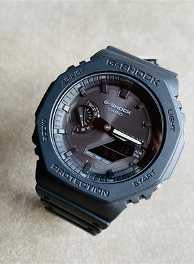 卡西欧农家橡树手表太阳能蓝牙八角运动防水GA-B2100-1A1/2/FC-7