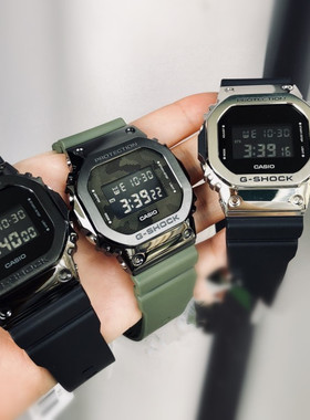 CASIO卡西欧G-SHOCK金属GM-5600-1 5600B-1 5600B-3 S5600PG手表