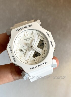 卡西欧G-SHOCK未来主义双显防震防水手表运动GA-2300-7A/4A/1A