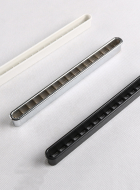 塑料长条主机透气网 办公桌主机散热通风孔配件 多孔透气家具配件