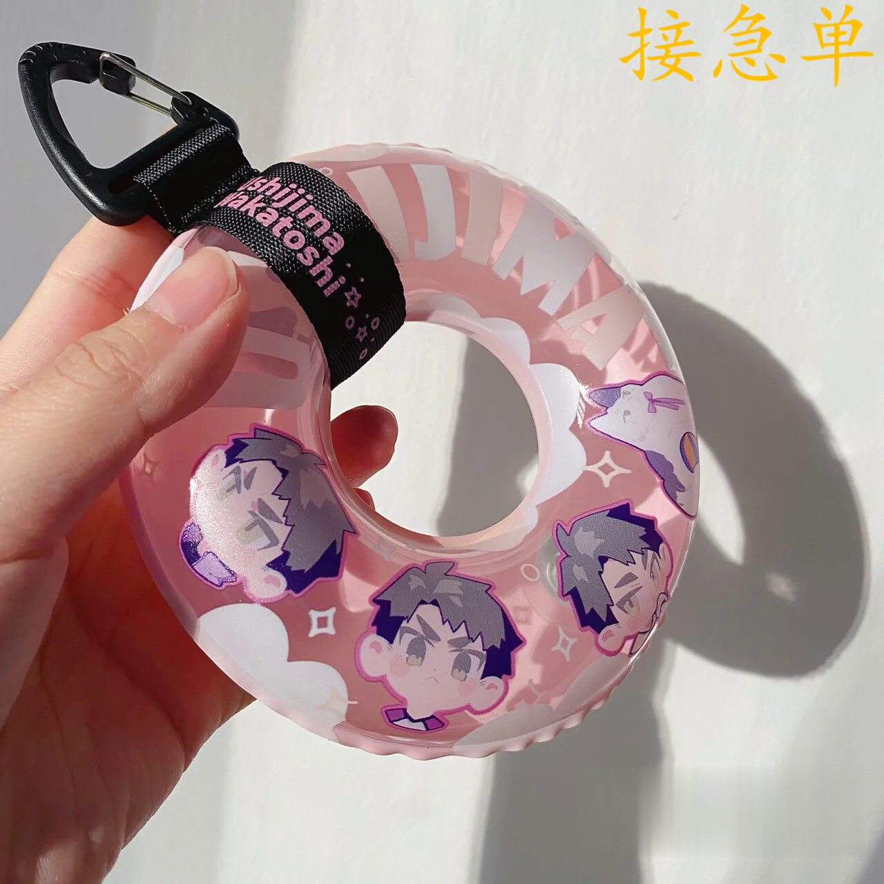 定制pvc充气游泳圈挂件 mini泳圈挂饰 可爱包包钥匙扣挂坠