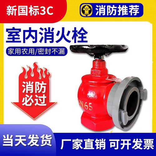室内消火栓旋转栓稳压栓65消防水带阀门 SN65消防器材配件室内