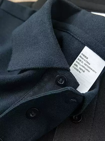 230g Heavyweight Pure Cotton Lapel Short-Sleeve Polo Shirt Casual Business Long-Sleeve Base Shirt Summer Solid Color Top for Men and Women
