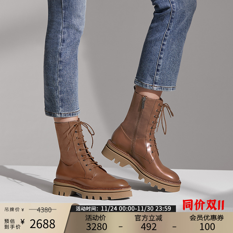 帕翠亚西班牙原产秋冬新品马丁靴