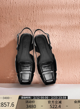 Patricia/帕翠亚西班牙原产2025夏季真皮时装通勤凉鞋女鞋93726