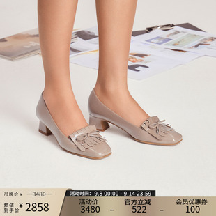 92390 小跟鞋 Patricia 帕翠亚西班牙原产进口2025春夏通勤真皮单鞋