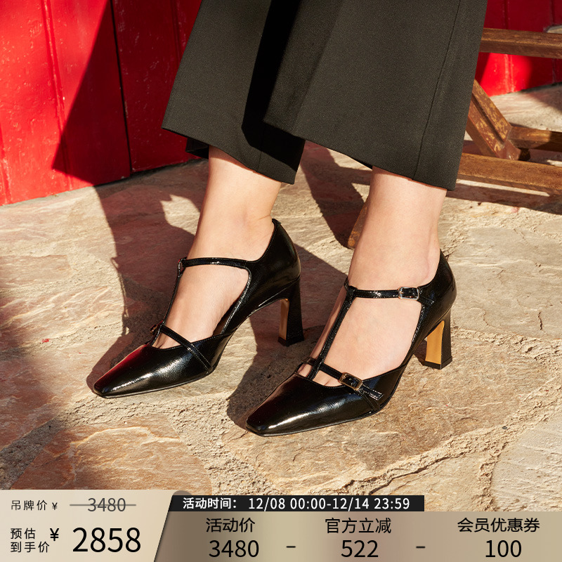 Patricia/帕翠亚西班牙原产2025夏季鞋子通勤复古玛丽珍单鞋92384