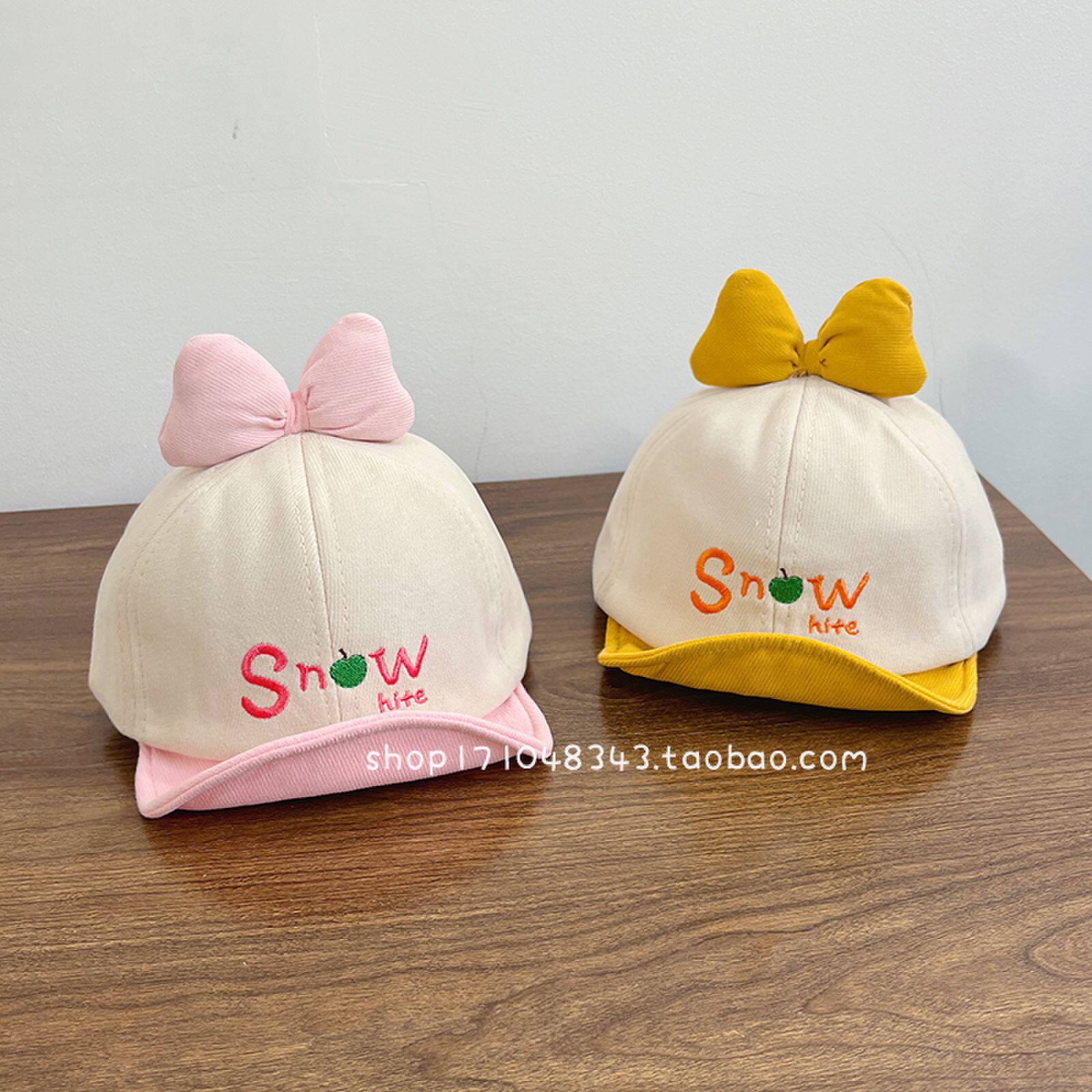 宝宝帽子春秋季新款婴儿渔夫帽薄款儿童遮阳太阳帽女童公主风防晒