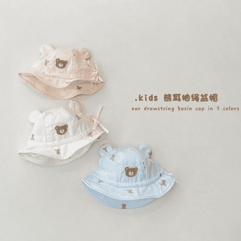 小月龄宝宝帽子春秋款夏遮阳帽