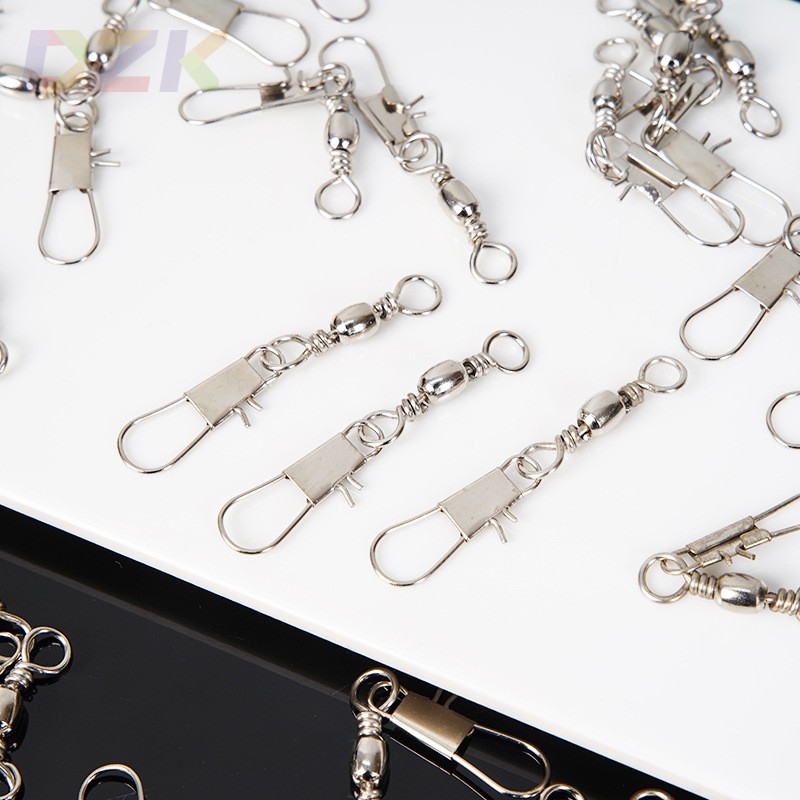 B型连接器铜樽型转环+B型别针垂钓渔具小配件路亚连接环路亚配v8