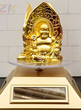 太阳能底合金三面佛像汽车摆件高端厂家直销高端淘宝代发抖音代v1
